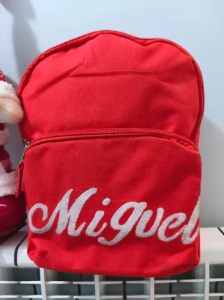 Mochila infantil Miguel roja.