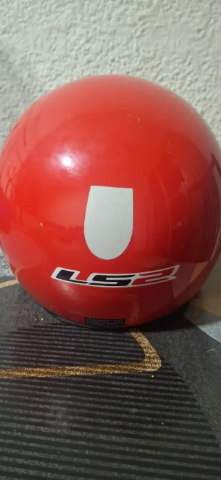 Casco Moto LS2 Talla M Rojo