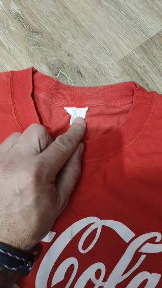 Camiseta Coca-Cola Roja Vintage
