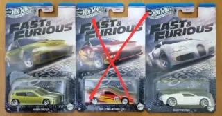 HotWheels Silver Series 2 Cars Fast & Furious