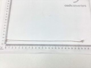 collar oro 18k con diamante de laboratorio 23cm