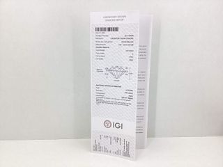 collar oro 18k con diamante de laboratorio 23cm