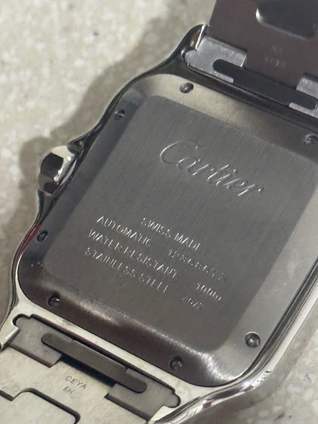 Cartier Santos Custom Full Ice