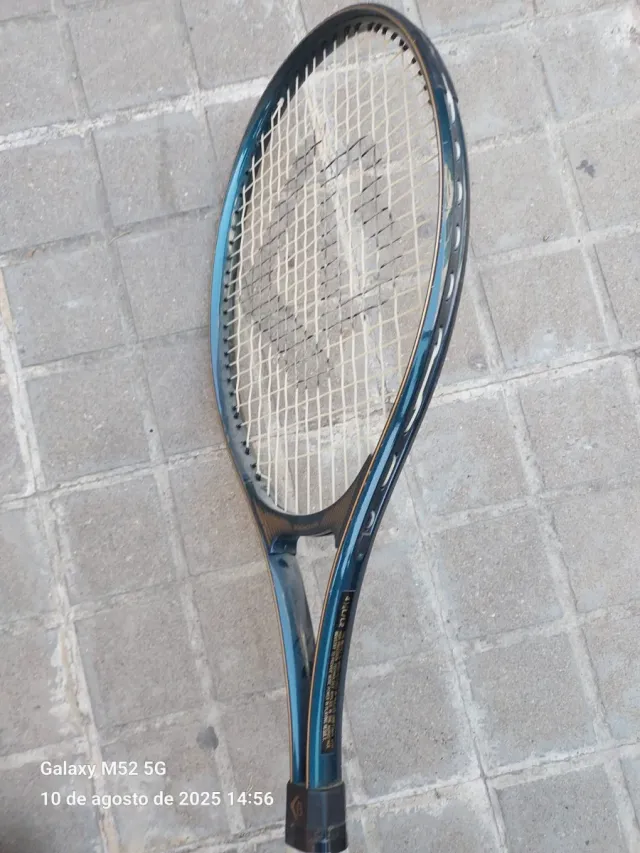 Racchetta da tennis blu