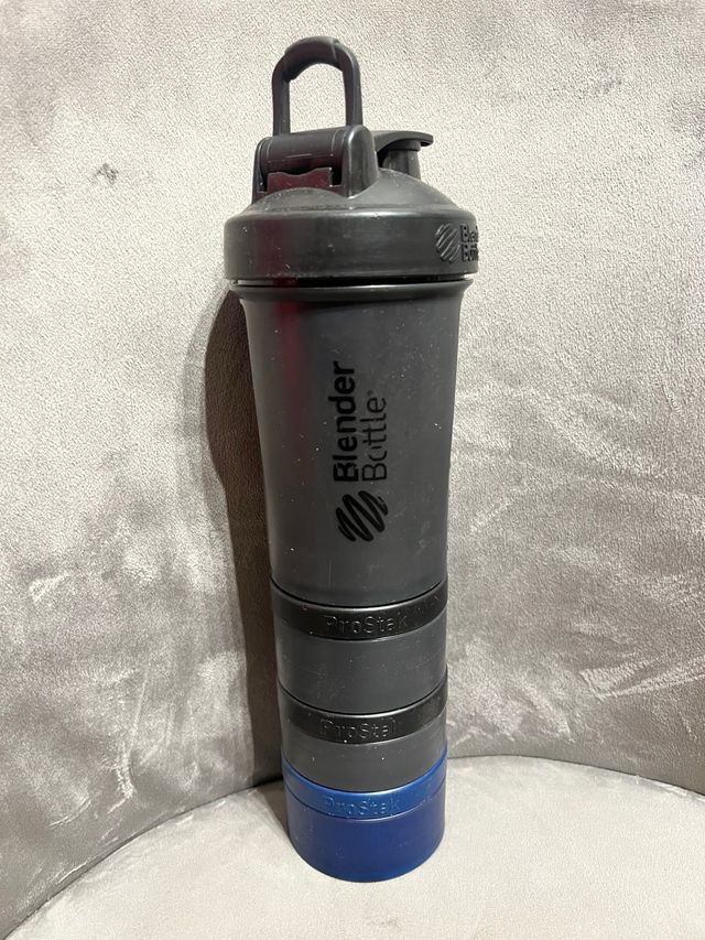 Garrafa Misturadora Gym Preta