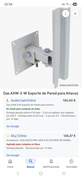 Para Altavoz D A S Factor 12 soporte pared