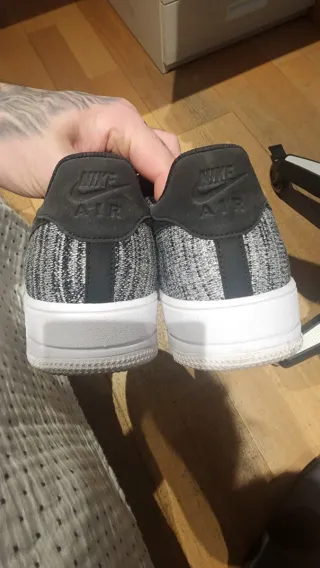 Nike Air Force 1 Flyknit 2.0 Gris/Negro