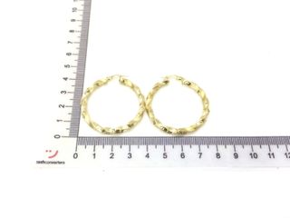 argollas oro 18k