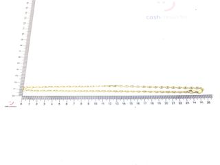 cadena oro 18k 25.5cm