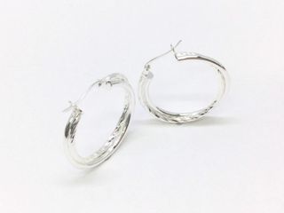 argollas plata 925mm