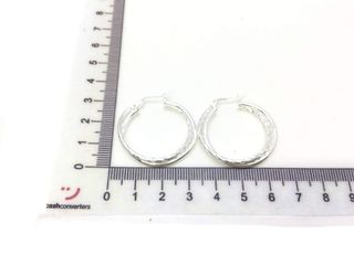argollas plata 925mm