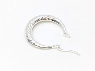 argollas plata 925mm