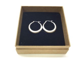 argollas plata 925mm