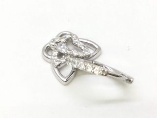 argollas plata 925mm con piedra con circonita