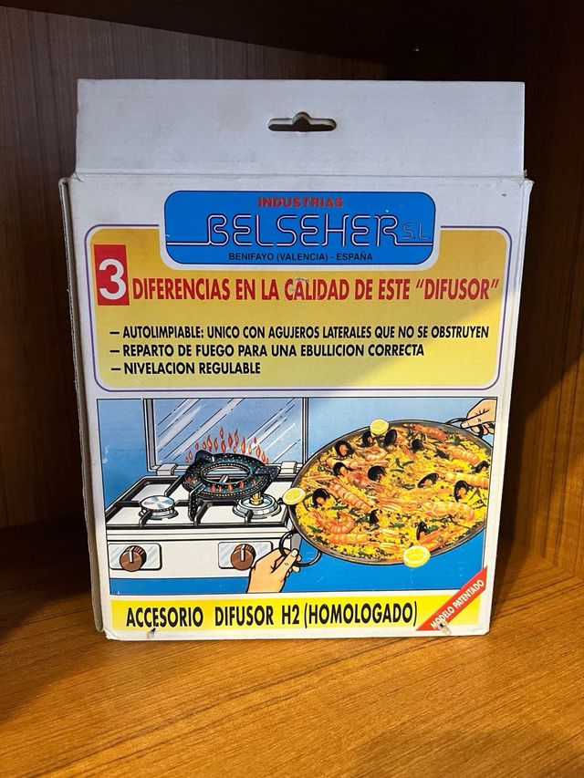 Difusor de Gás Paellero Belseher H2 Homologado