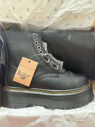 Botas Dr. Martens Negras con Cremallera