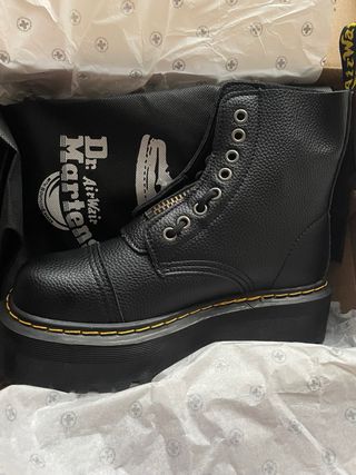 Botas Dr. Martens Negras con Cremallera