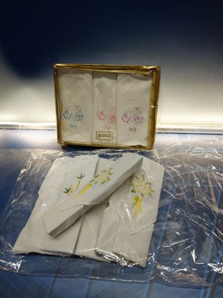 9 pañuelos 100% algodón marca guasch y otros