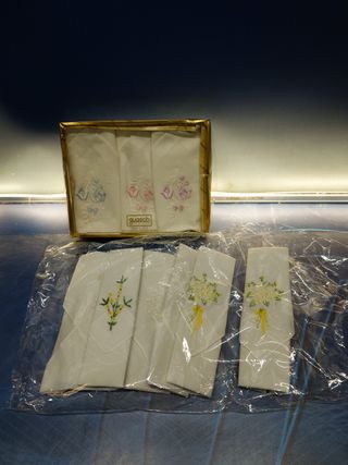 9 pañuelos 100% algodón marca guasch y otros