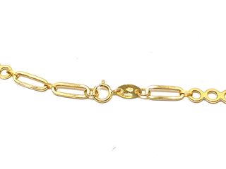 cadena oro 18k 23cm