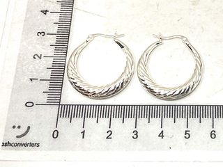 argollas plata 925mm