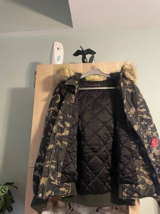 Chaqueta Zara Camuflaje Flores