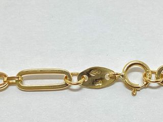 cadena oro 18k 23cm