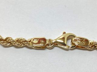 cadena oro 18k 22cm
