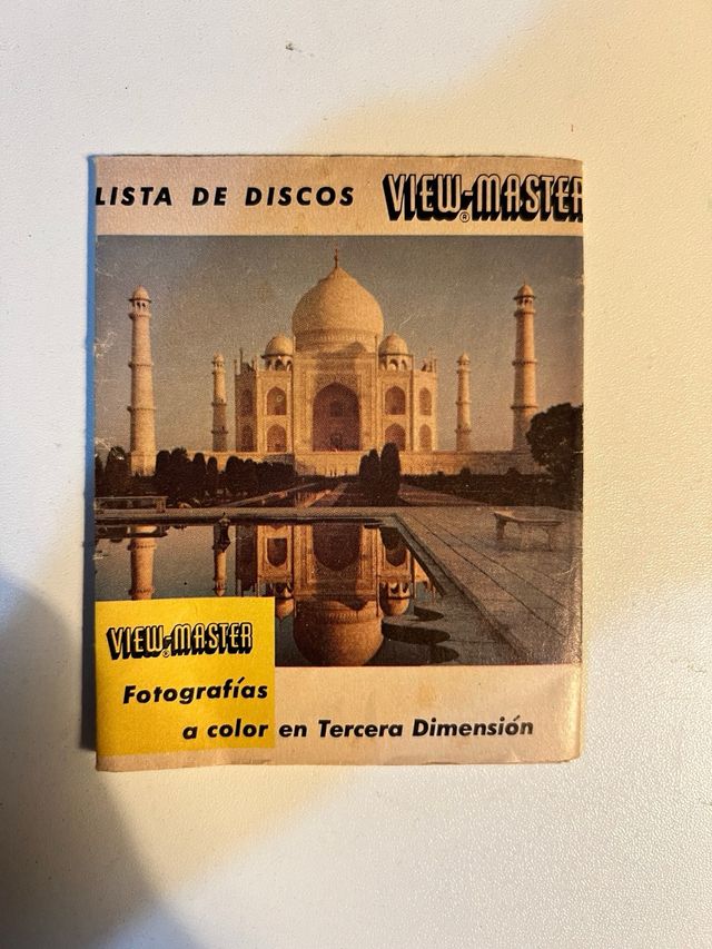 View-Master Antigo (anos 50) com Caixa e Discos