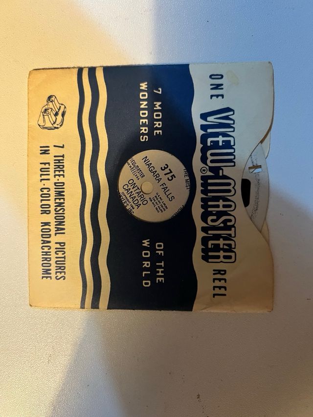 View-Master Antigo (anos 50) com Caixa e Discos