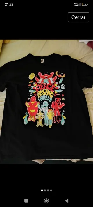 Camiseta Rick y Morty XL