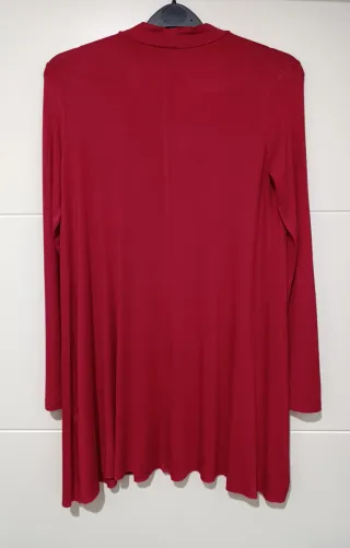 Camiseta larga mujer roja