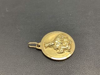 medalla oro 18k