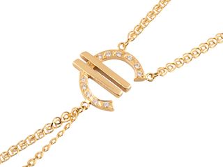 manita oro 18k con piedra con circonita