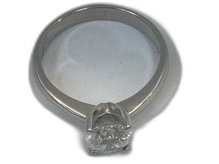 sortija oro 18k con diamante de laboratorio