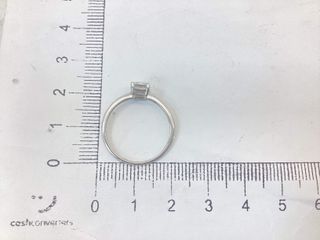 sortija oro 18k con diamante de laboratorio