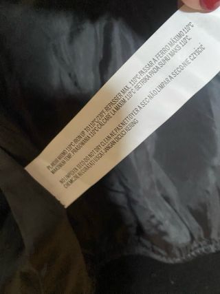 Cazadora Bomber Negra Bershka Talla S