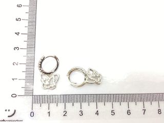 argollas plata 925mm con piedra con circonita