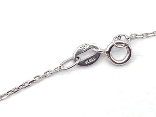 collar oro 18k con diamante de laboratorio 23cm