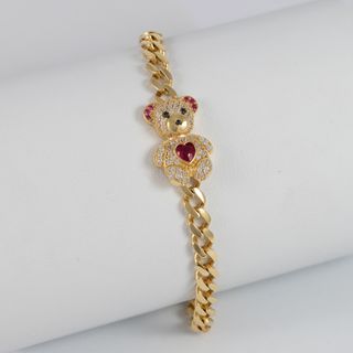 Pulsera Oso oro 18k 750