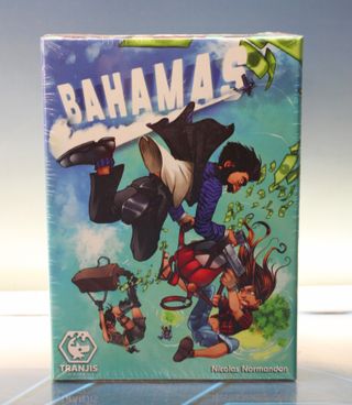 Juego de cartas: Bahamas. Tranjis Games, 2018.