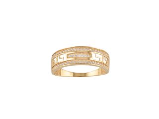 anillo oro 18k con piedra con circonita