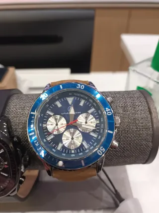 Reloj Alvaro Moretti Azul y Plateado