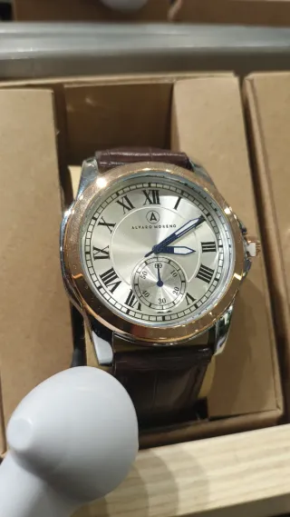 Reloj Alvaro Moretti Azul y Plateado