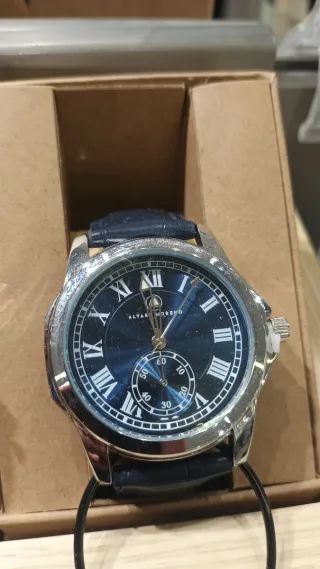 Reloj Alvaro Moretti Azul y Plateado