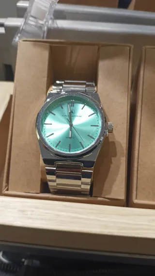 Reloj Alvaro Moretti Azul y Plateado