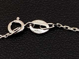 collar oro 18k con diamante de laboratorio 23cm