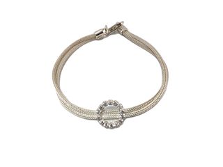 pulsera plata 925mm con piedra con circonita