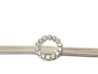 pulsera plata 925mm con piedra con circonita