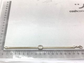 pulsera plata 925mm con piedra con circonita